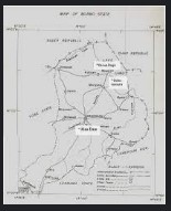The lowest contour line on the map is